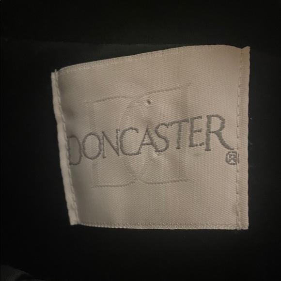 Doncaster Elegant Black Velvet Jacket w/ Gold Buttons - Picture 6 of 9